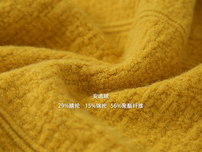 【LD11037】實拍高領開衫針織毛衣251202