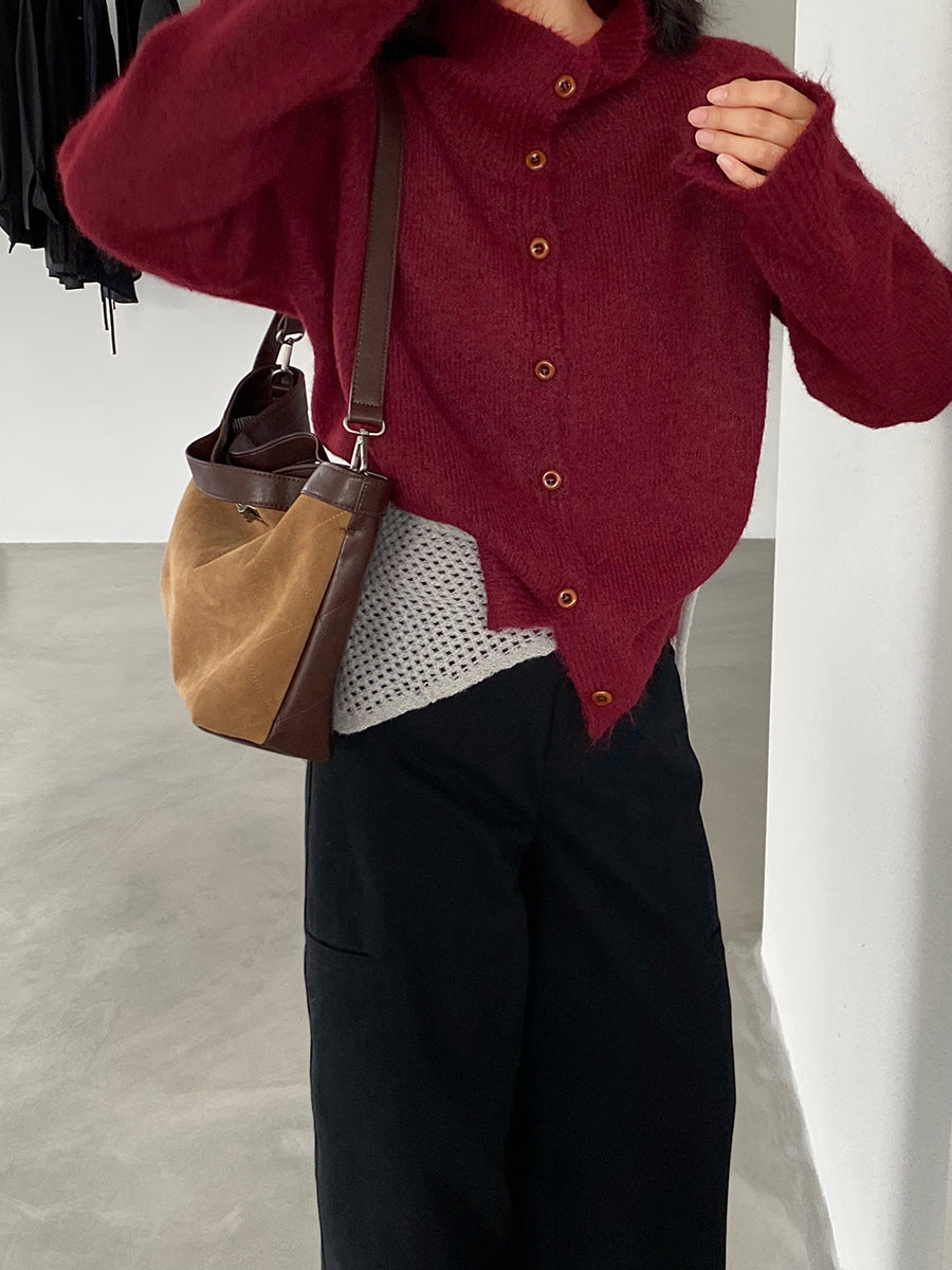 【cim8616】實拍質感加厚慵懒態度高領針織毛衣251114