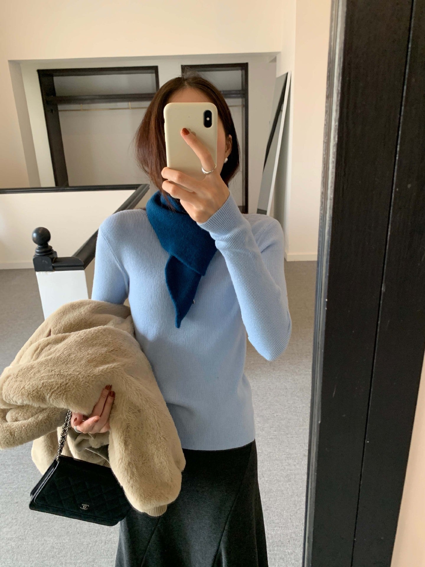 【H5525】實拍冬季7色高領毛織衫251125