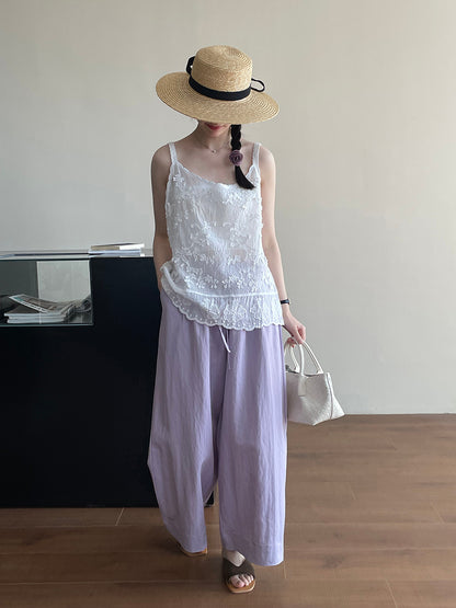 【cimYL201】實拍日系棉質重工刺繡提花背心250410