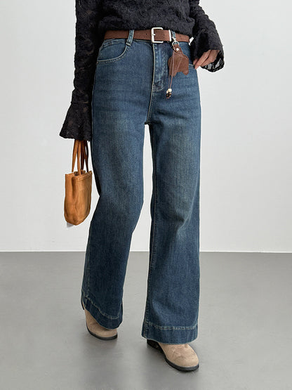 【LD3295】實拍法式喇叭袖加絨蕾絲衫251103