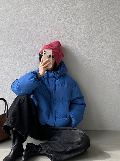 【cimz1728】實拍輕暖90％白鴨絨連帽羽絨外套251201