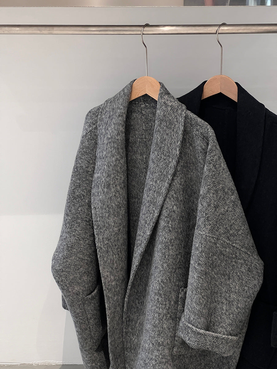 【cimz519】實拍冬天澳羊毛100%雙面呢大衣外套251201