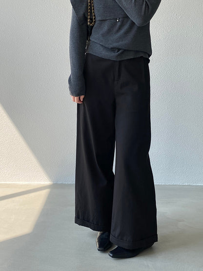 【cim1678】實拍法式高級優雅感顯瘦天絲棉直筒褲251030