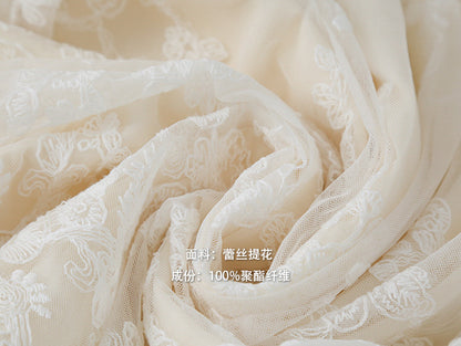 【L9702】實拍絕美四季穿的重工蕾絲長裙251117