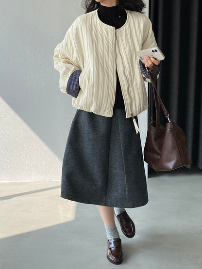 【cimz1706】實拍韓系氣質清新輕薄款棉服外套251120