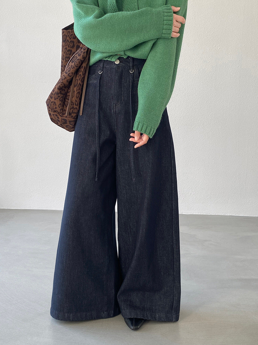 【cimz06332】實拍加絨超暖高腰纖瘦牛仔褲251120