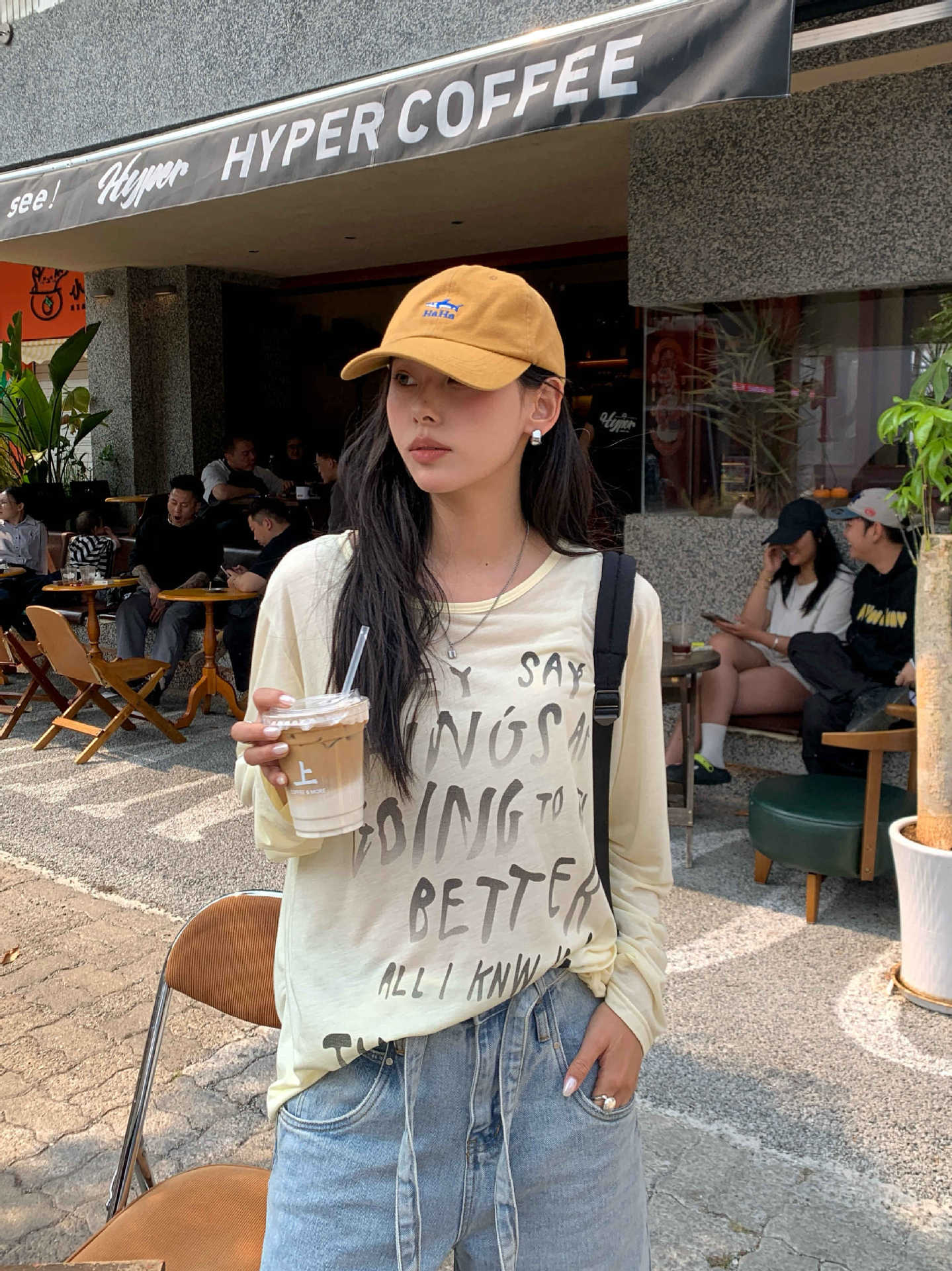 【H5178】實拍夏天印花寬鬆圓領防曬罩衫250415