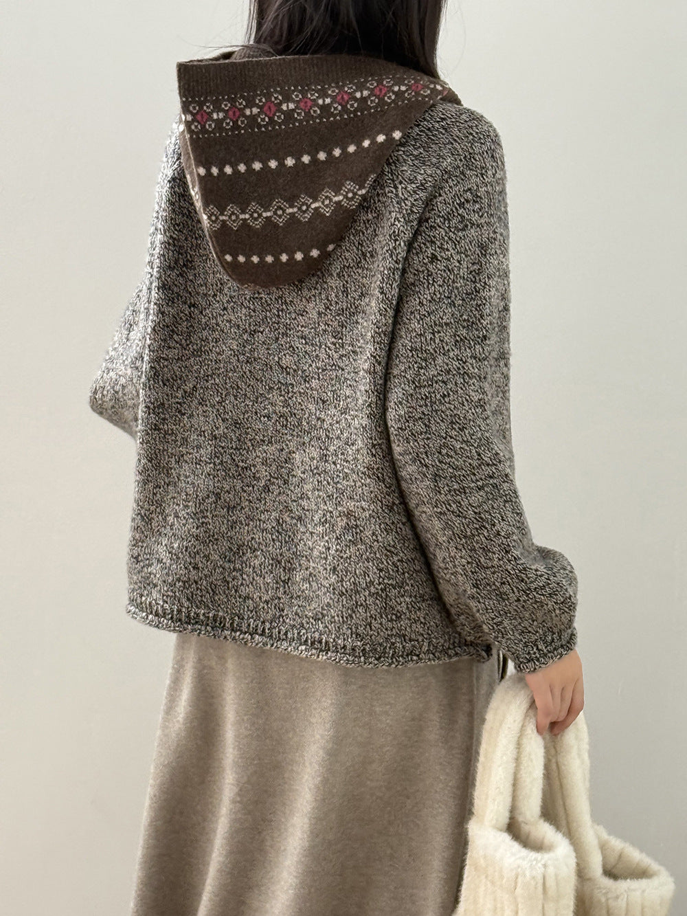 【Y276】實拍冬季軟糯慵懶保暖針織毛衣（棉羊毛10%)251106