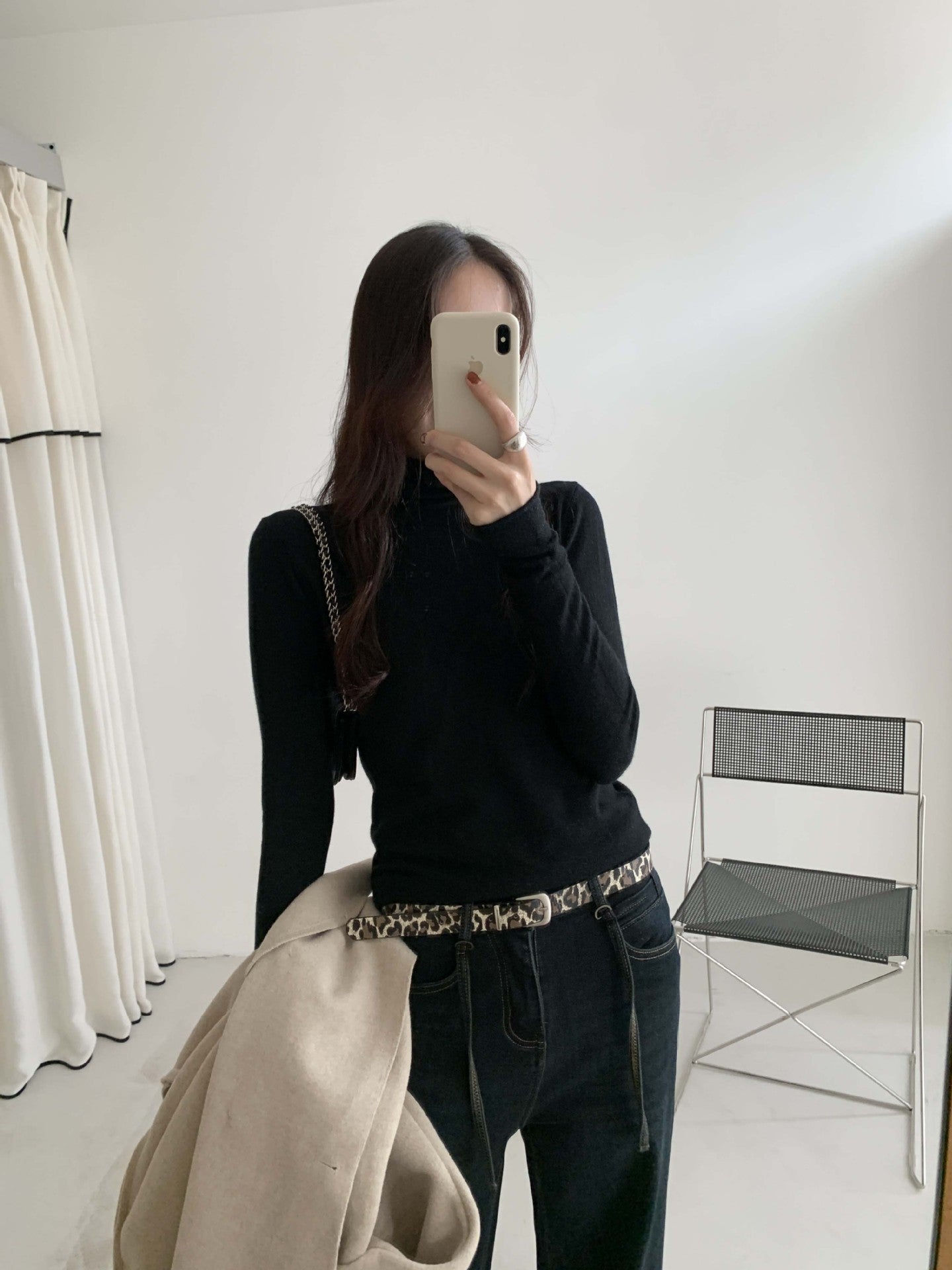 【H5481】實拍基礎6色堆堆領毛針織T恤251109