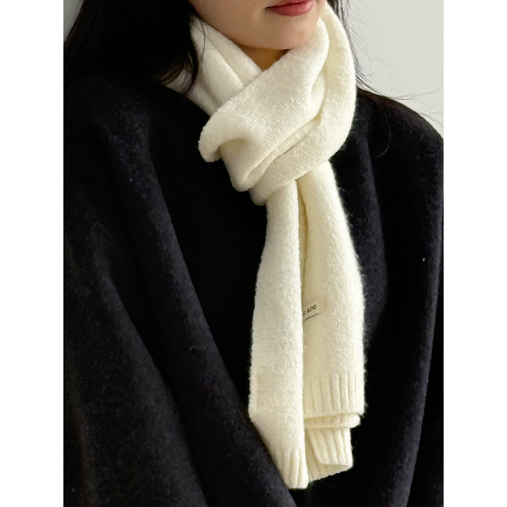 【Y2505】實拍氣質高級感混羊毛針織圍巾251201