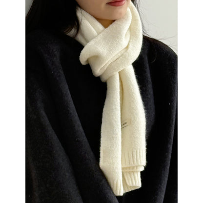 【Y2505】實拍氣質高級感混羊毛針織圍巾251201