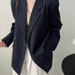 【cim31051】實拍韓國復古高級小眾廓版寬鬆西裝外套230830