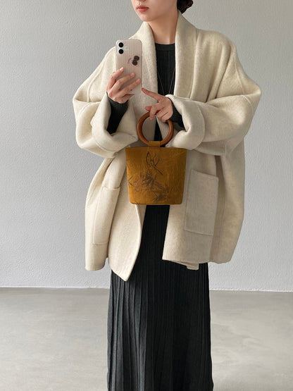 【cimz519】實拍冬天澳羊毛100%雙面呢大衣外套251201