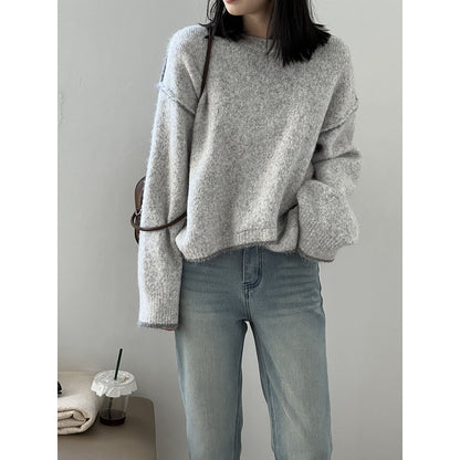 【YP2472】 實拍熱銷不規則針織毛衣251023