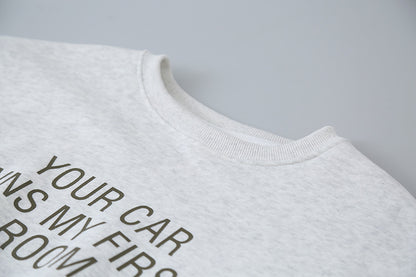 【LD11021】實拍加絨加厚印花寬鬆情侶裝衞衣251110