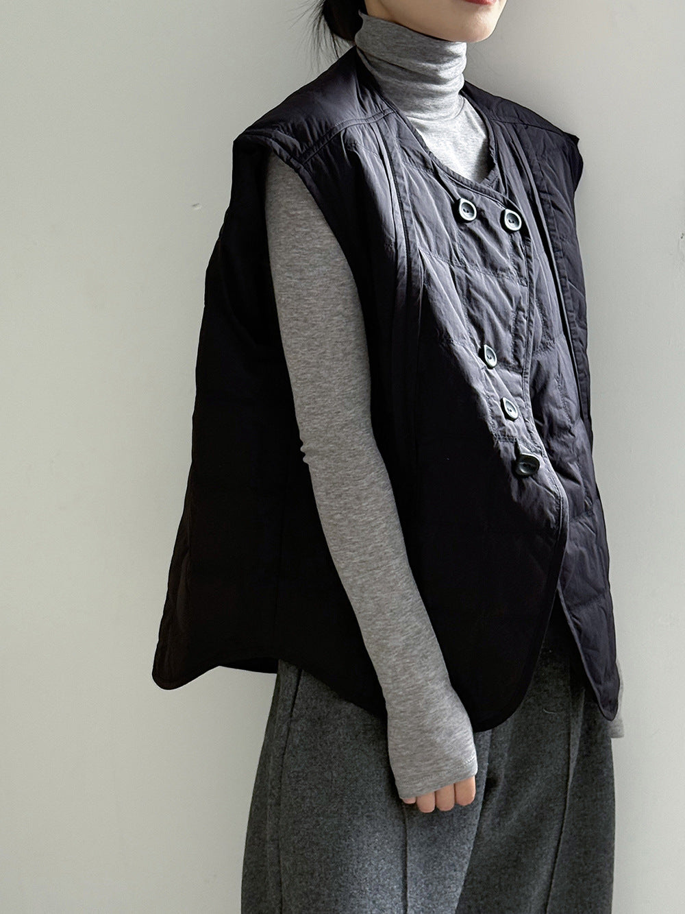 【Y82633】實拍輕暖羽絨背心（含90％白鴨絨）251016