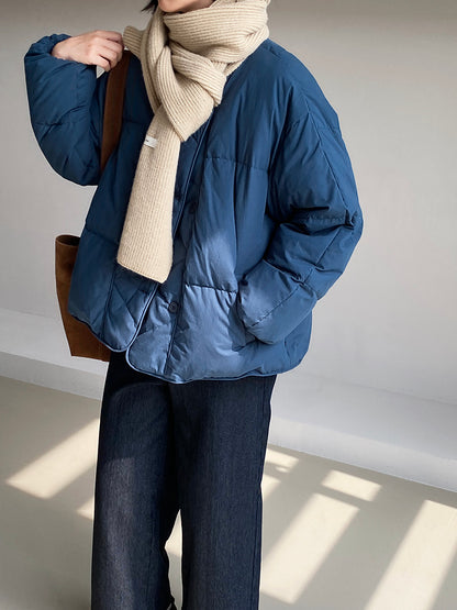 【cimz1010】實拍冬日温暖加厚90％白鴨絨羽絨外套大衣251128