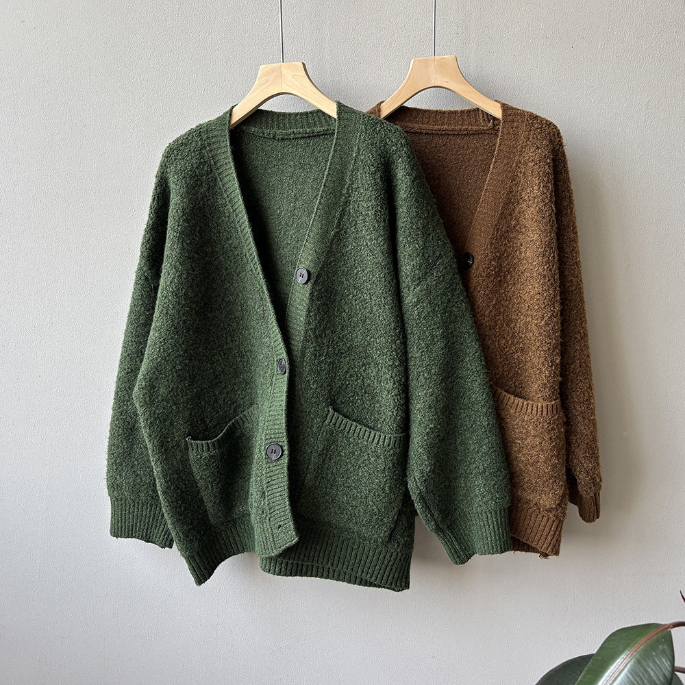 【Y237】實拍慵懶針織毛衣外套(含羊毛6%)251106