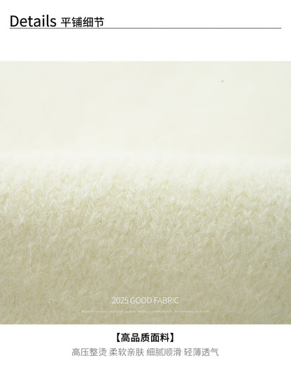 【H5516】實拍高領氣質短袖針織衫251125