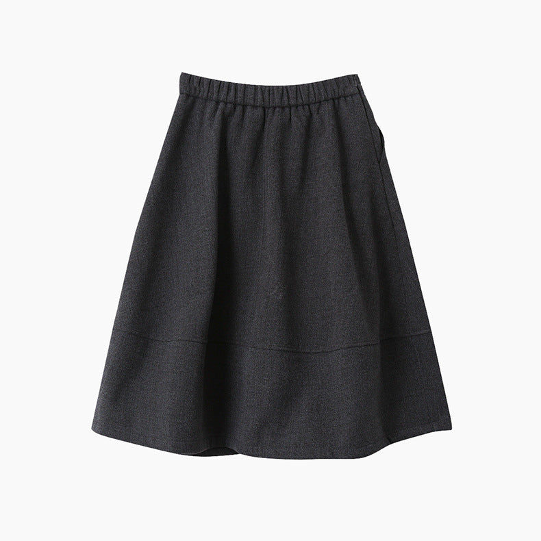 【LD11046】實拍miu感花苞毛尼a字裙251202