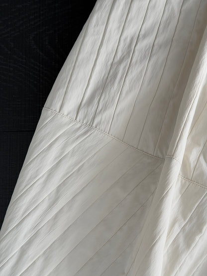 【cim1708】實拍秋冬法式寂靜高腰加厚微花苞A字裙251030