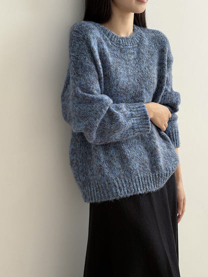 【Y2530】實拍冬季雜色古着針織毛衣(含羊毛6%)251106