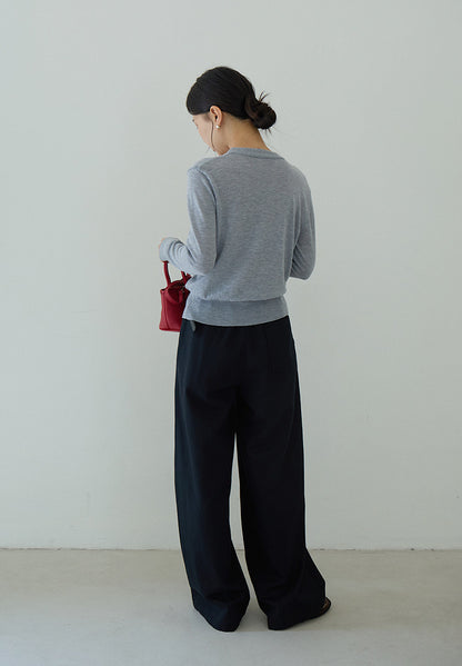 【LD11178】實拍韓系慵懶鬆弛感☁️百搭高腰水洗直筒休閒寬褲260317