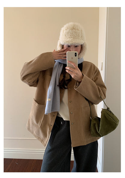 【H5510】實拍5色簡約雙層領針織T恤
251118