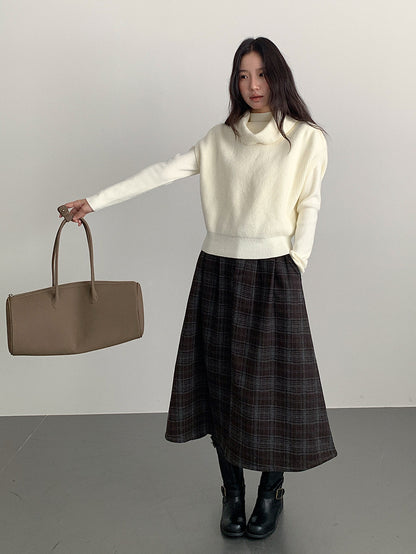 【LD11065】實拍半高領針織衫+針織背心251209