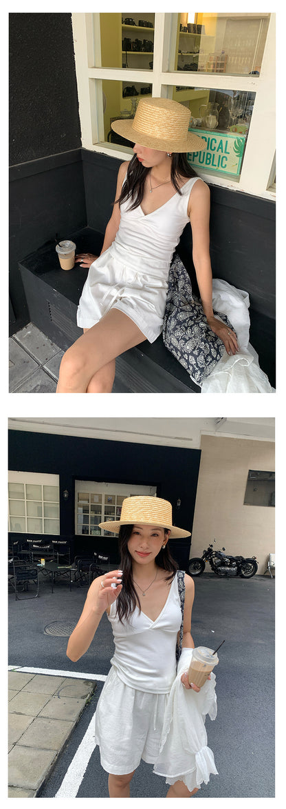 【H5255】實拍夏天修身無袖針織背心250513