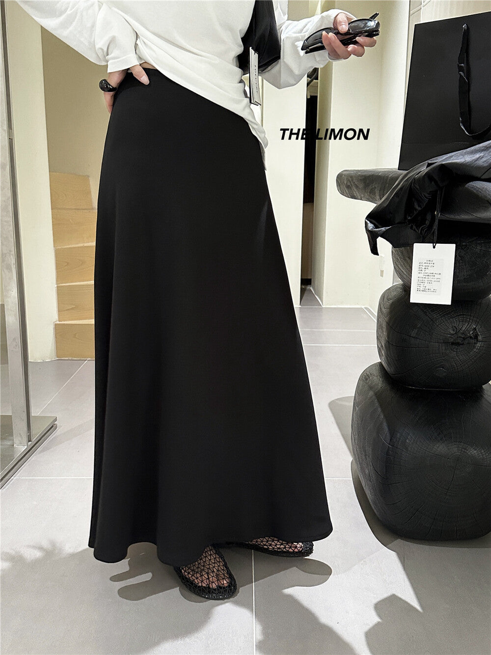 【L1130】實拍檸檬休閒顯瘦空氣棉A字裙251117