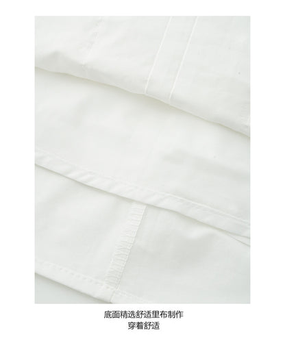 【H5367】實拍清新感小荷葉短裙250708