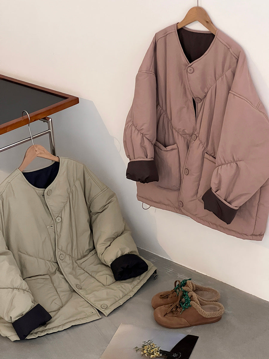 【cimz6376】實拍日系復古工裝夾棉加厚外套251120