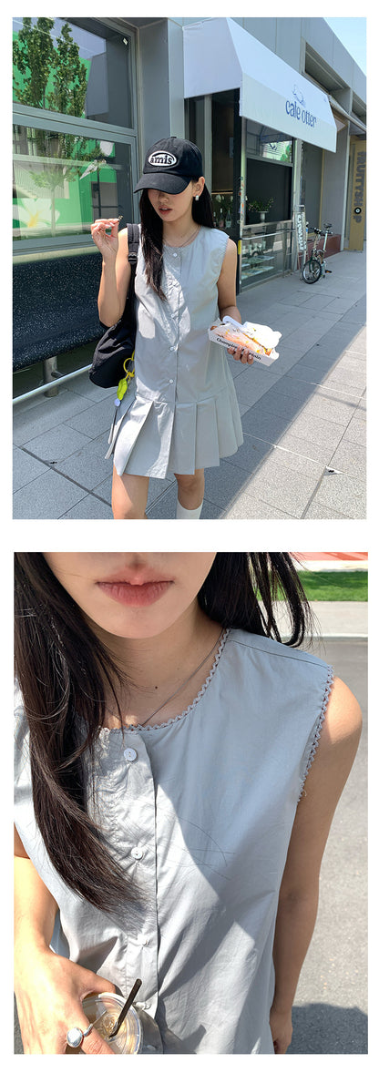 【H5287】實拍韓系簡約寬鬆直筒洋裝250603