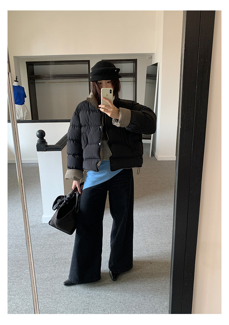 【H5509】實拍S~XL復古加絨加厚高腰直筒牛仔褲251118