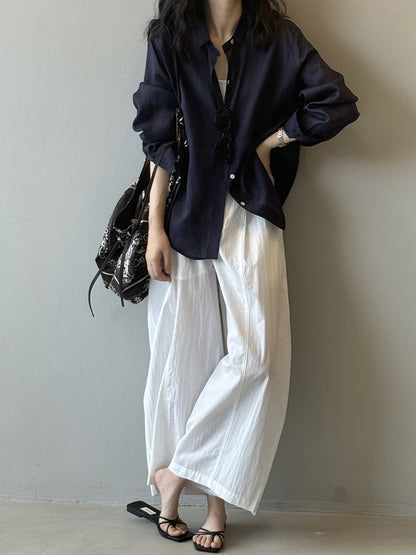 【YH2533】實拍夏季寬鬆舒適鐮刀褲250619