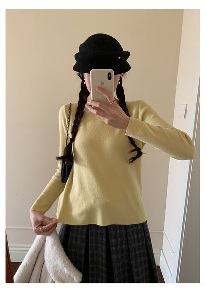 【H5510】實拍5色簡約雙層領針織T恤
251118