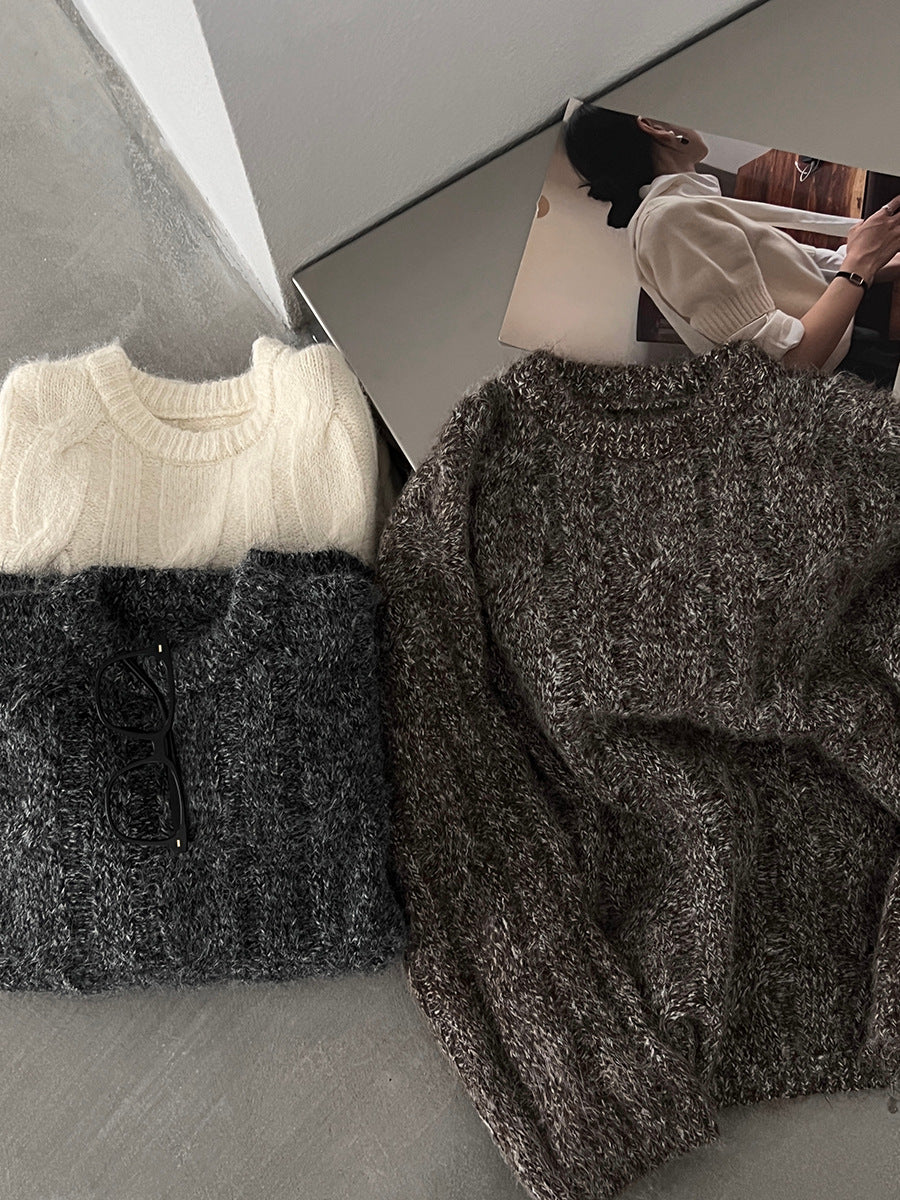 【cimz0307】實拍高級軟糯加厚針織毛衣(羊毛8％）251201