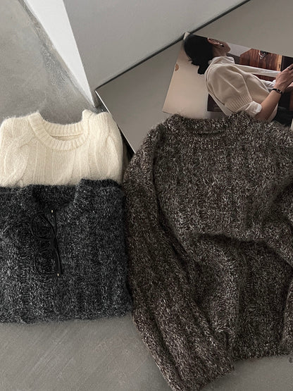 【cimz0307】實拍高級軟糯加厚針織毛衣(羊毛8％）251201