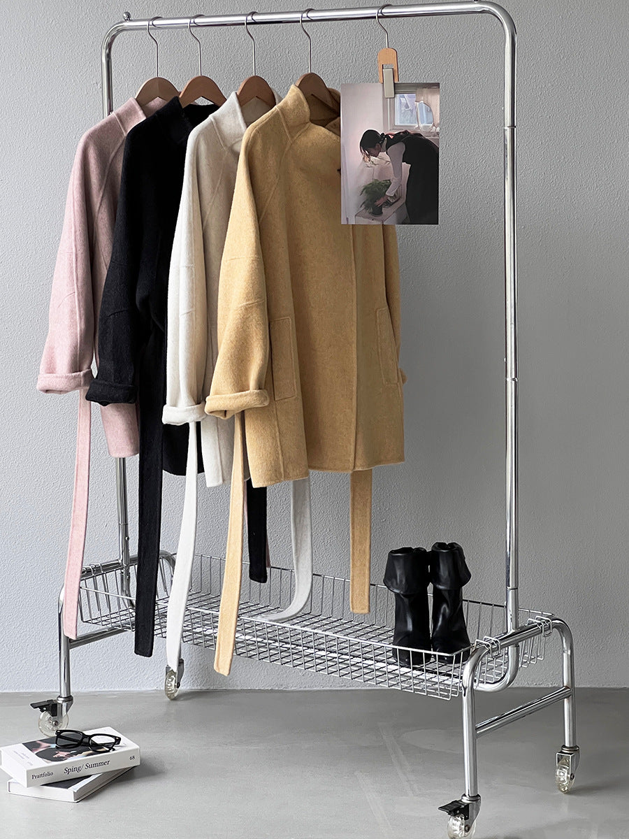 【cimzD6616】實拍高級大氣款雙面羊毛呢廓形外套大衣（100羊毛）251120