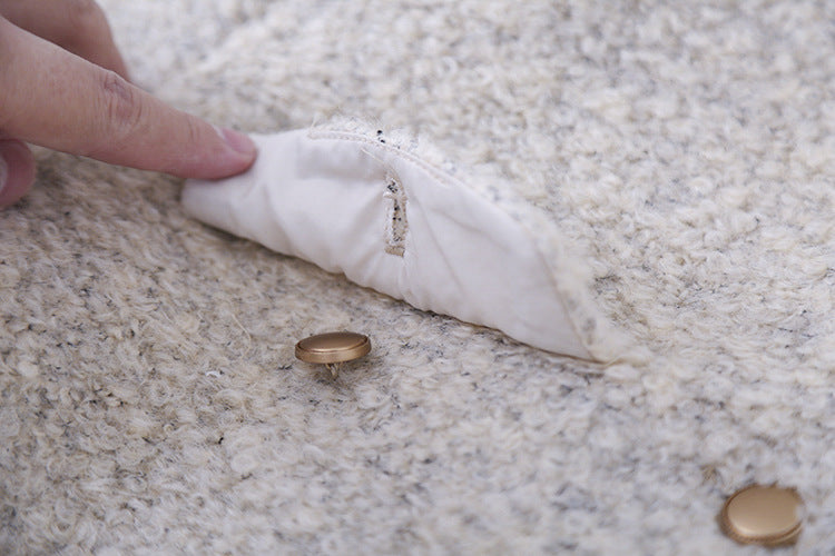 【LD9507】實拍高級感小香風粗花呢子外套251110