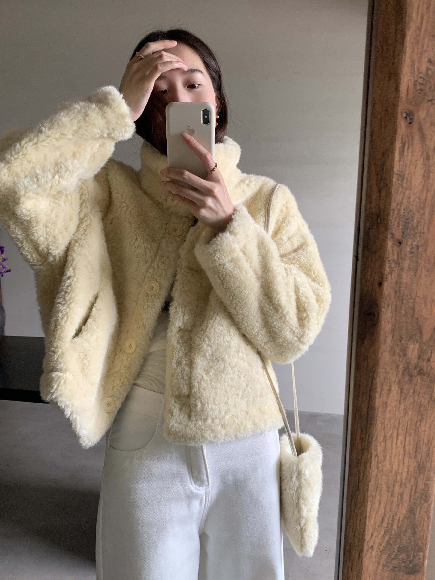 【H5506】實拍 溫柔輕奢皮毛一體保暖仿皮草大衣外套251118