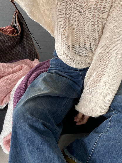 【cim0628】實拍温柔慵懒寬鬆針織薄罩衫（20羊毛）251114