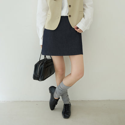 【LD11166】實拍S~XL高腰修身不規則西裝A字短裙/褲裙（內有安全褲）260309