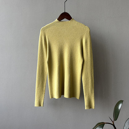 【Y315】實拍高級感半高領針織衫（棉羊毛4%)251106