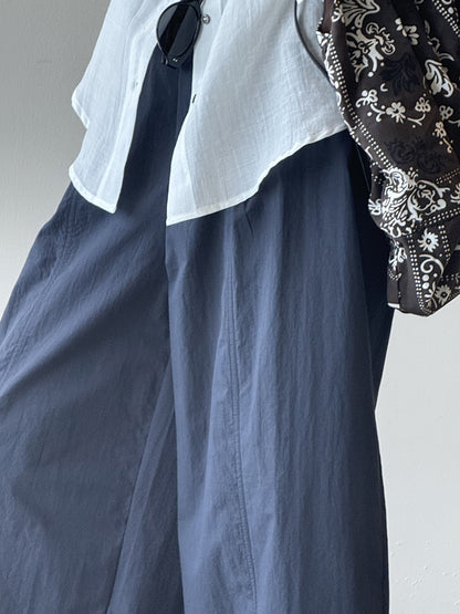 【YH2533】實拍夏季寬鬆舒適鐮刀褲250619