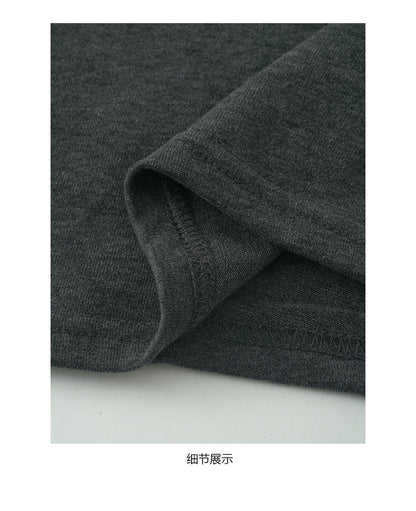 【H5482】實拍磨毛舒適質感刺繡長袖T恤251109