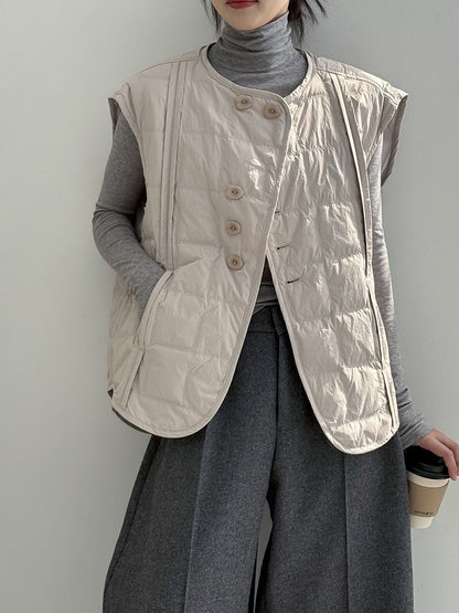 【Y82633】實拍輕暖羽絨背心（含90％白鴨絨）251016