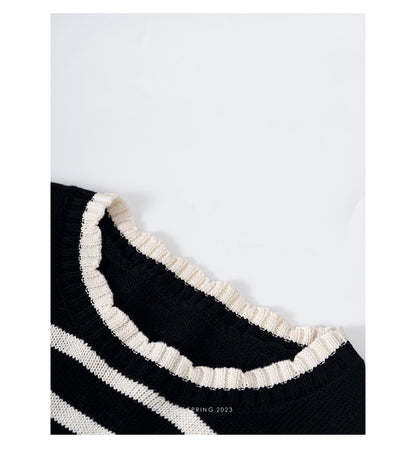 在台現貨【H742】實拍韓國清新氣質設計假兩件上衣